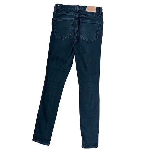 Madewell 9" Mid-Rise Roadtripper Skinny Jeans in Bennett Wash Black Sz 24 (00) - Picture 5 of 11